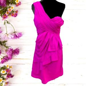 One shoulder mini dress